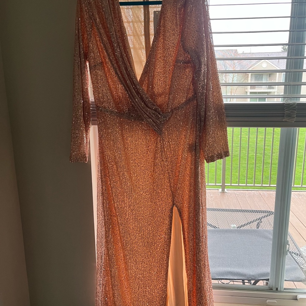 Champagne Baltic Born Sequin Dress